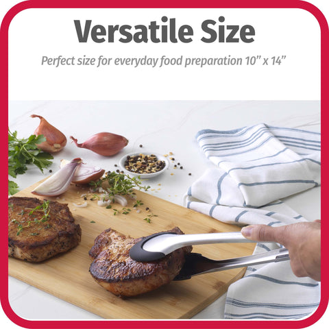 Tabla de corte GoodCook con borde suave, uso cómodo en la cocina.