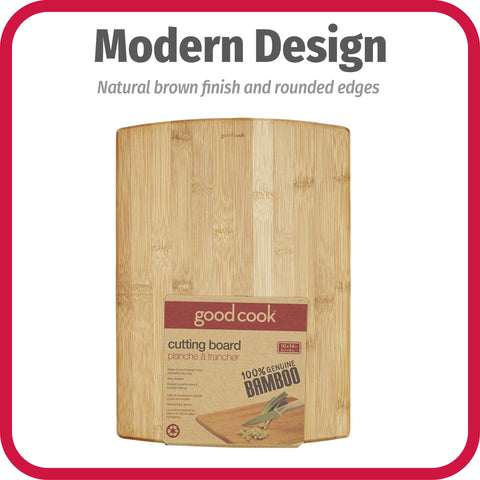 Tabla de corte GoodCook 10x14, ideal para carnes, quesos y frutas.