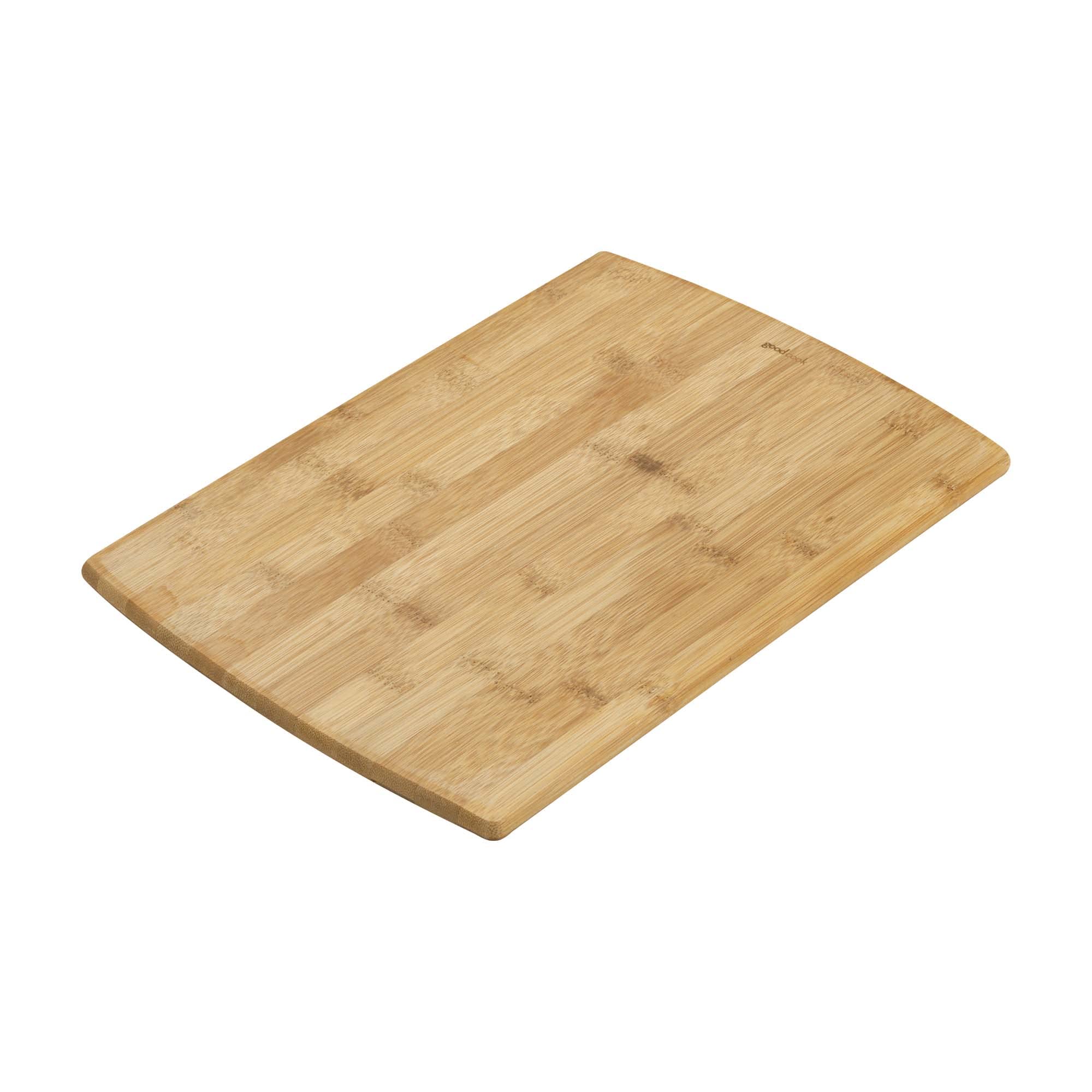 Tabla GoodCook de bambú 10x14 con superficie duradera para cortar carnes y verduras.