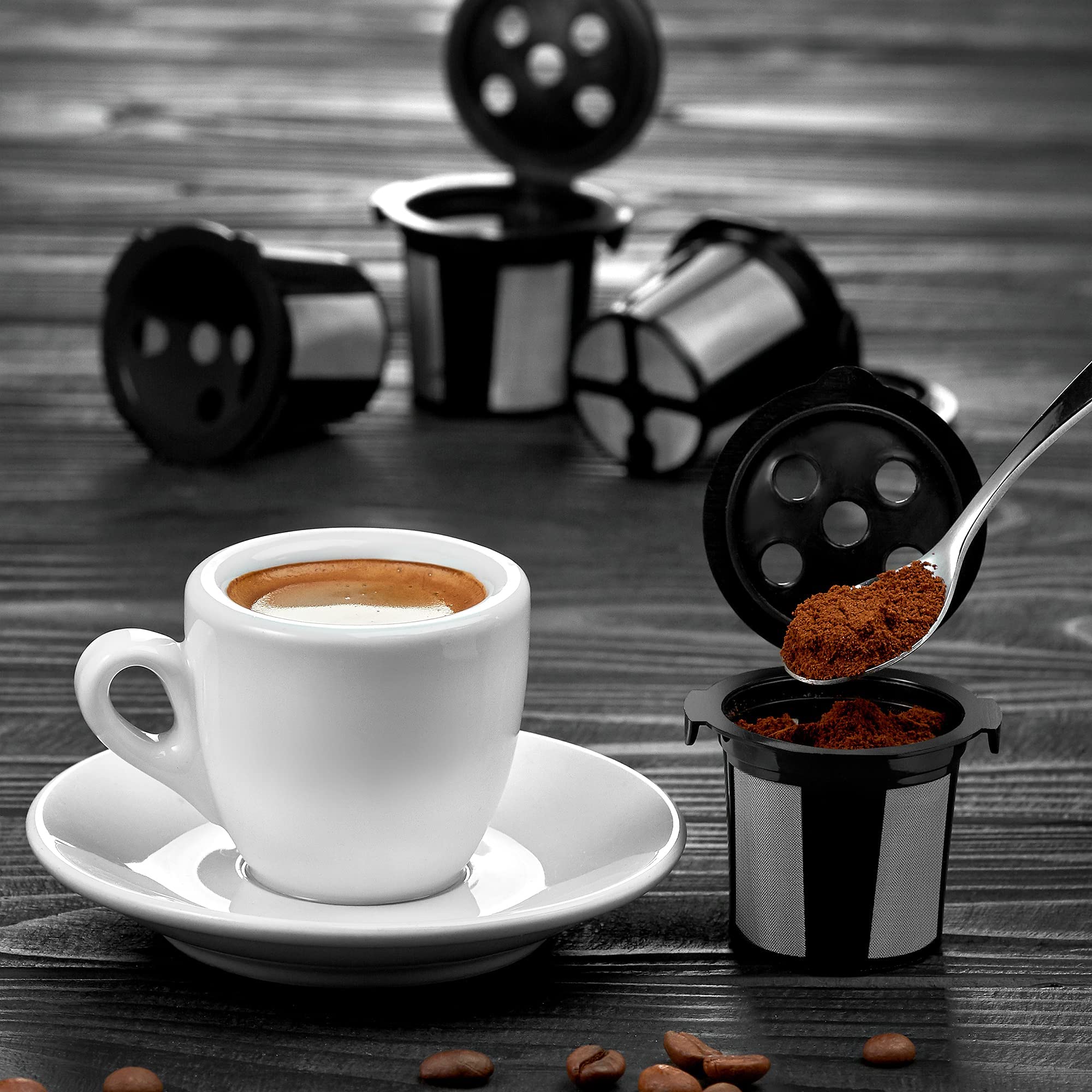 Opción ecológica y durable con GoodCups frente a filtros de papel.
