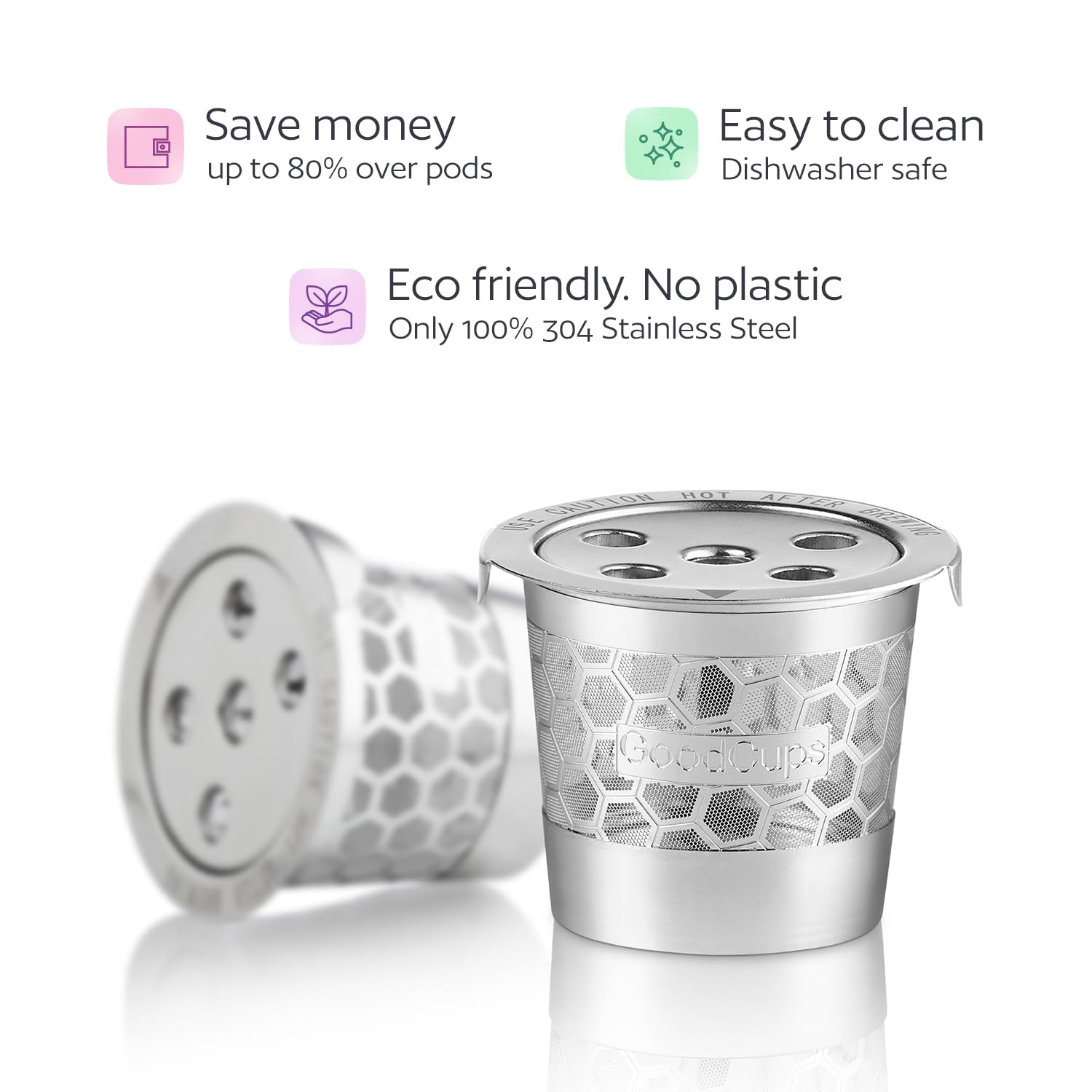 GoodCups cápsula ecológica reduce desechos de pods desechables