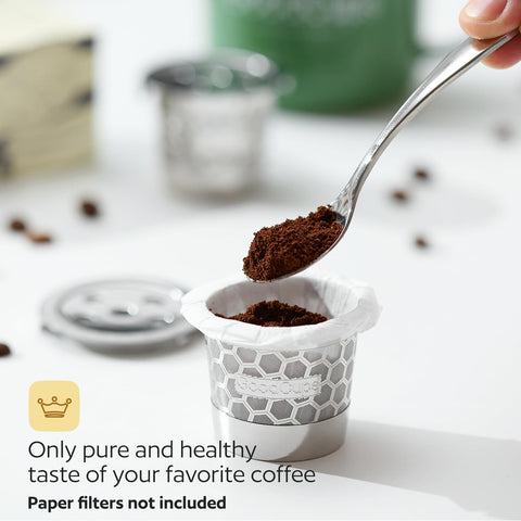 GoodCups K-Cup reutilizable, fácil de rellenar e insertar