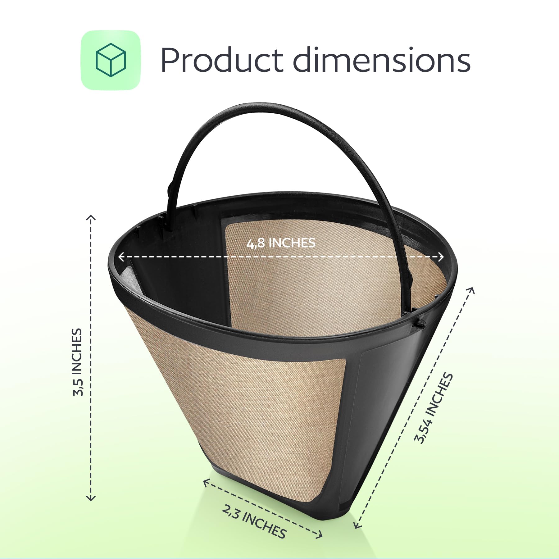 GoodCups material sin BPA, diseño ecológico y seguro para uso diario.