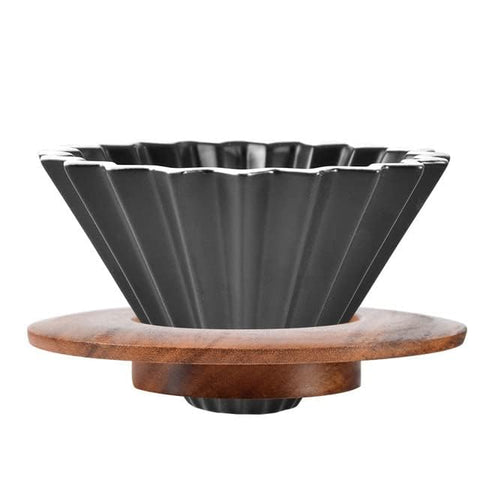 Goodening colador cerámico para café, agujero único para control del vertido