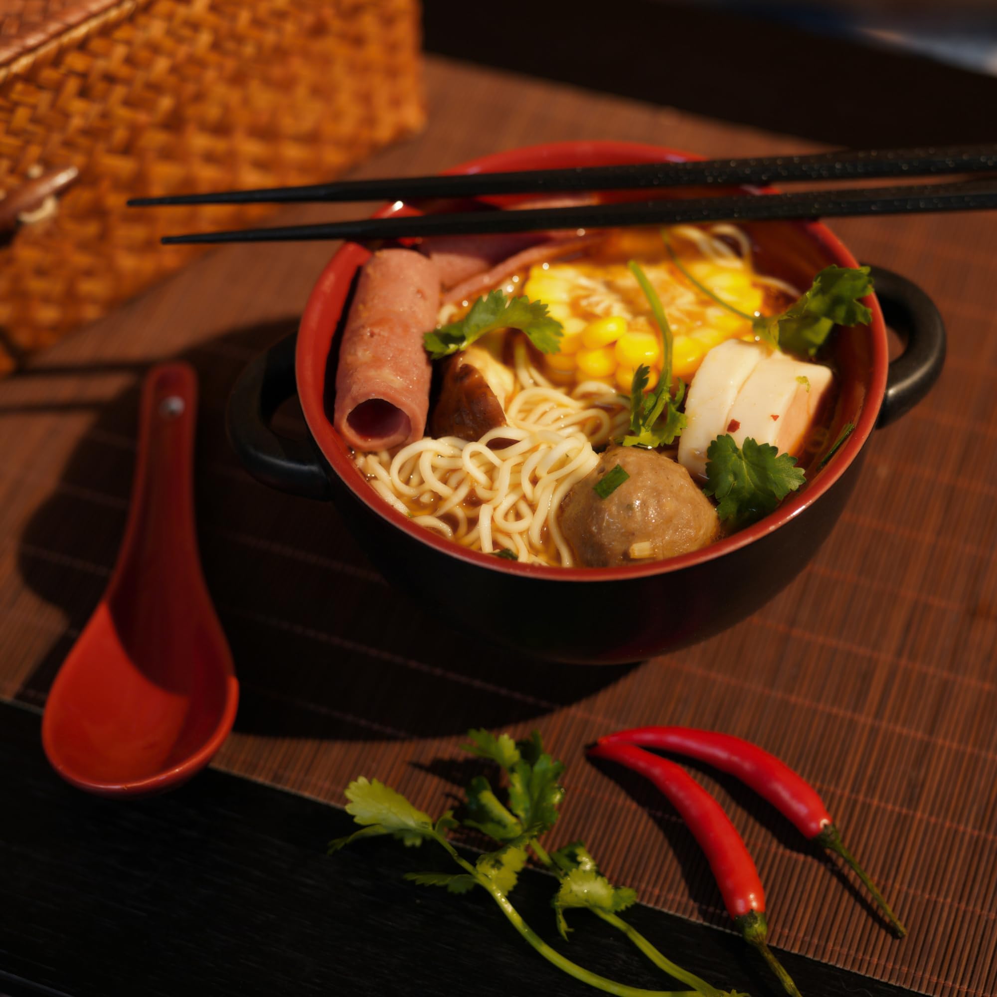 Goodscious tazón grande para ramen, porciones abundantes en casa
