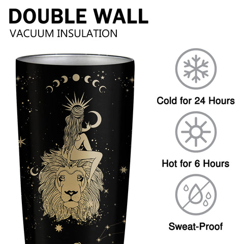 GOOMI taza constelación acero inoxidable 20oz, mantiene bebidas calientes por horas.