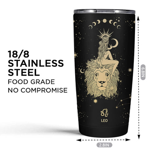 GOOMI taza portátil anti-sudor 20oz, cabe en la mayoría de soportes.