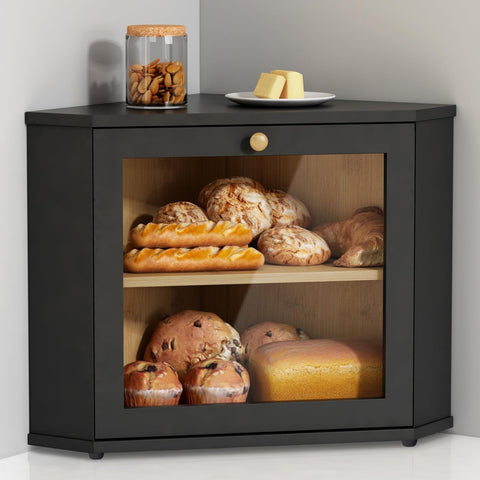 Goozii caja pan esquina cocina: ahorro de espacio en encimera.