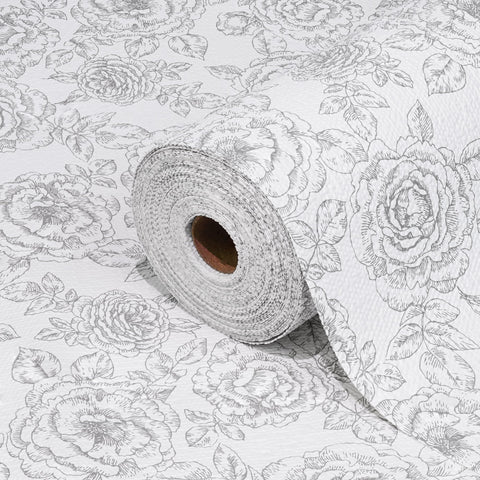 GOPAS estera de cajón con diseño de peonia para organización y estilo.
