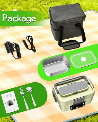 Gorgeous lunchbox con accesorios: bolsa aislante y cubiertos.