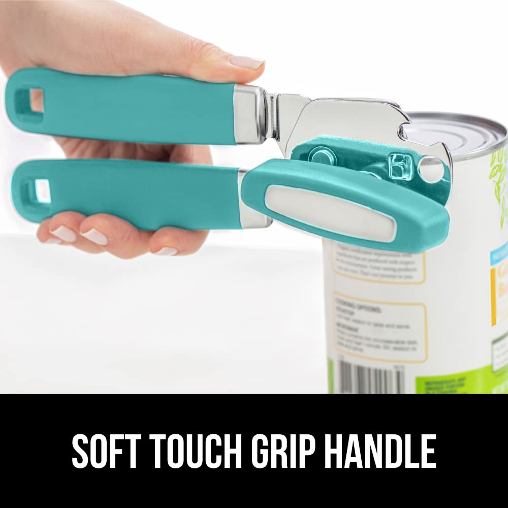 GORILLA GRIP abrebotellas integrado para bebidas sin necesidad de utensilios.
