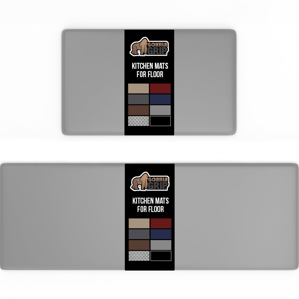 GORILLA GRIP alfombra cocina 17x24 confort ergonómico para estar de pie