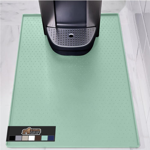 Alfombrilla de silicona Gorilla Grip para café, 15x23, protege la encimera y evita derrames.