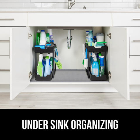 Diseño gris discreto que se integra en cocinas modernas y baños.