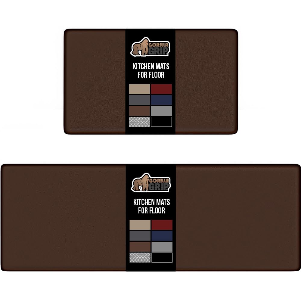 GORILLA GRIP: almohadilla de cocina 17x29 para confort y estabilidad al cocinar.
