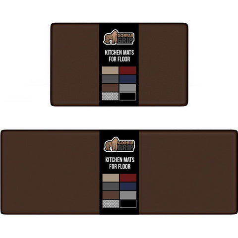 GORILLA GRIP: almohadilla de cocina 17x29 para confort y estabilidad al cocinar.