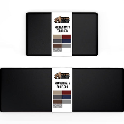 GORILLA GRIP alfombras de cocina anti-fatiga 17x29 para pies cansados