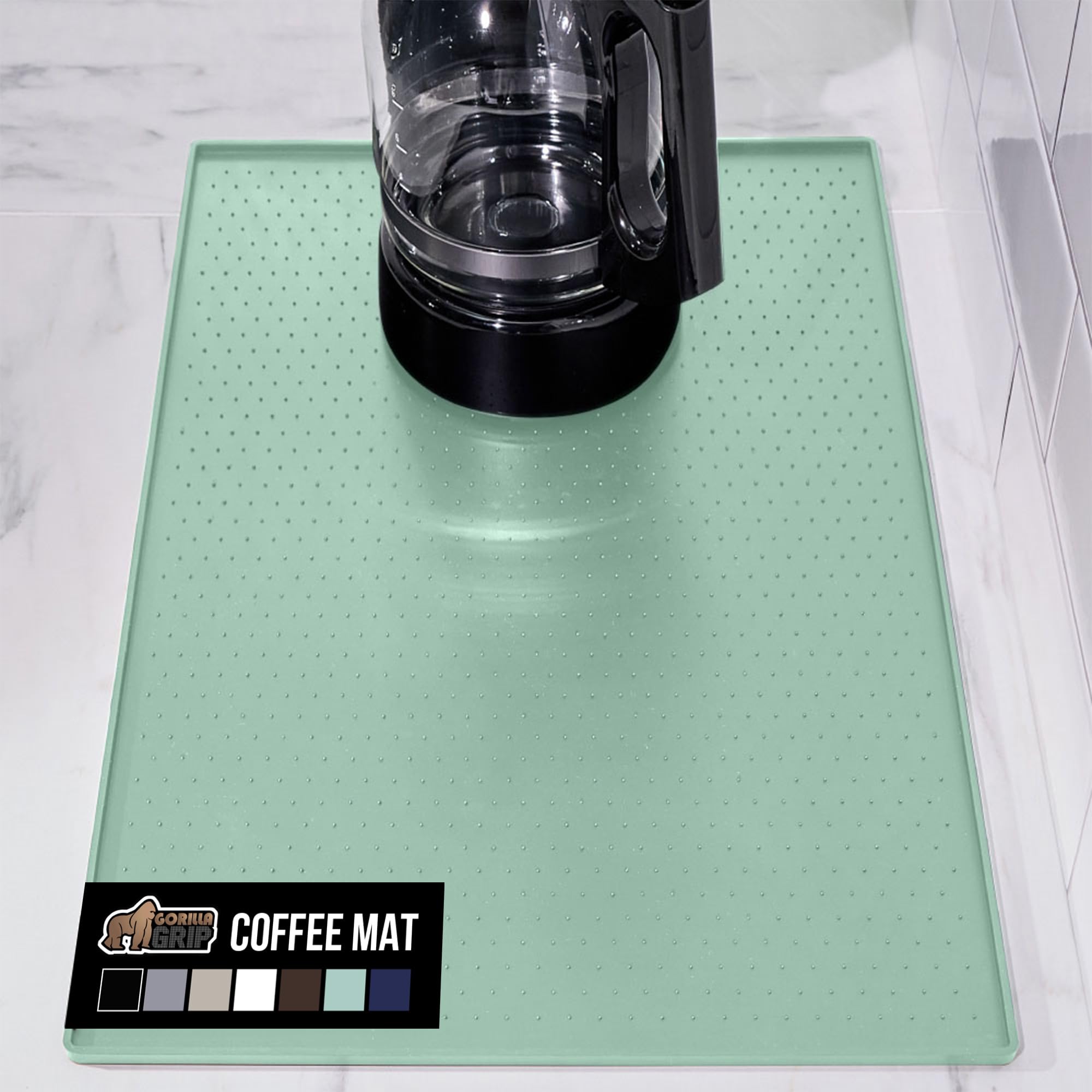 GORILLA GRIP alfombrilla frontal de silicona para café protege la encimera
