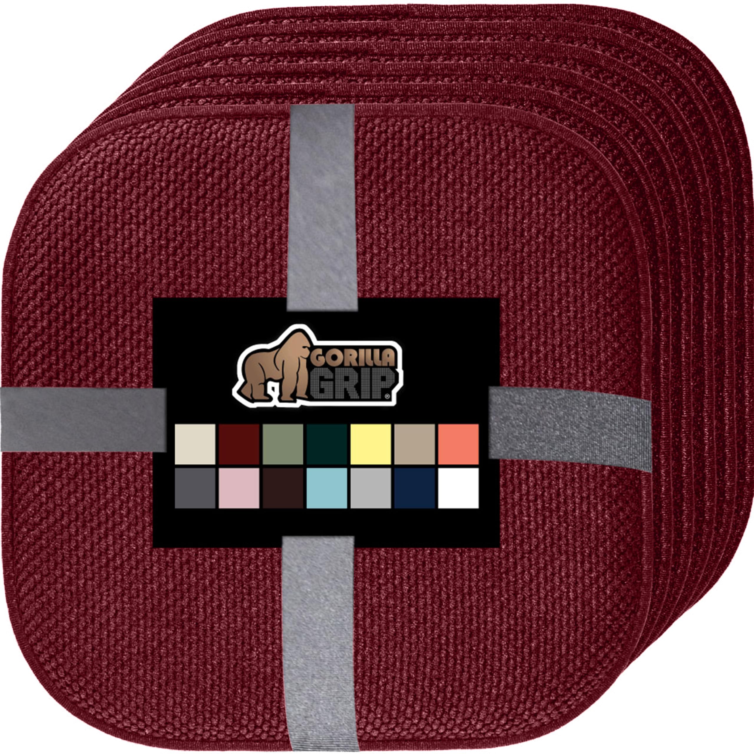 Almohadilla Gorilla Grip 16x16, espuma memoria antideslizante para silla.