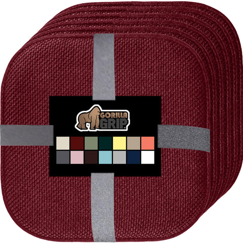 Almohadilla Gorilla Grip 16x16, espuma memoria antideslizante para silla.