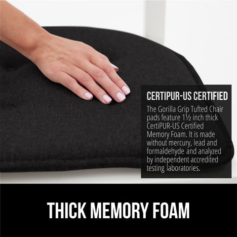 Almohadilla Gorilla Grip lavable a máquina para limpieza rápida y sencilla.