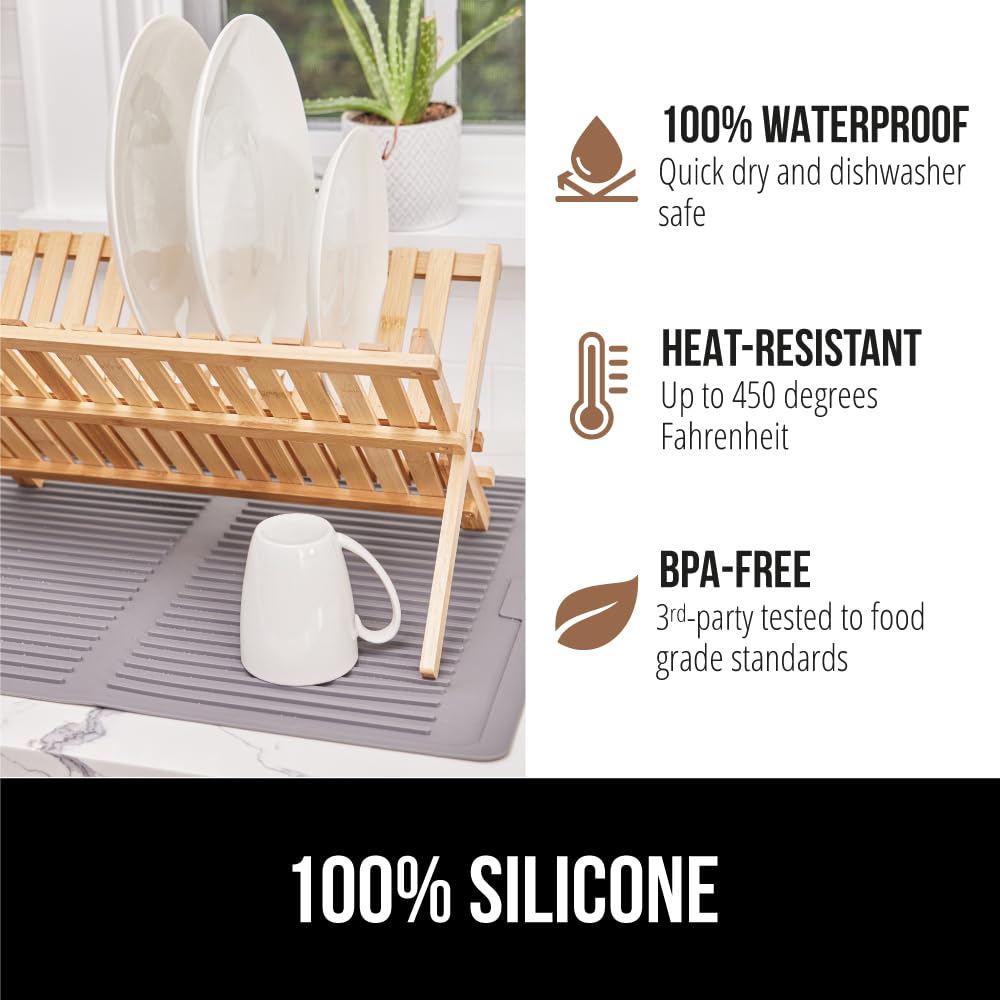 GORILLA GRIP: silicona segura para alimentos y resistente al calor.