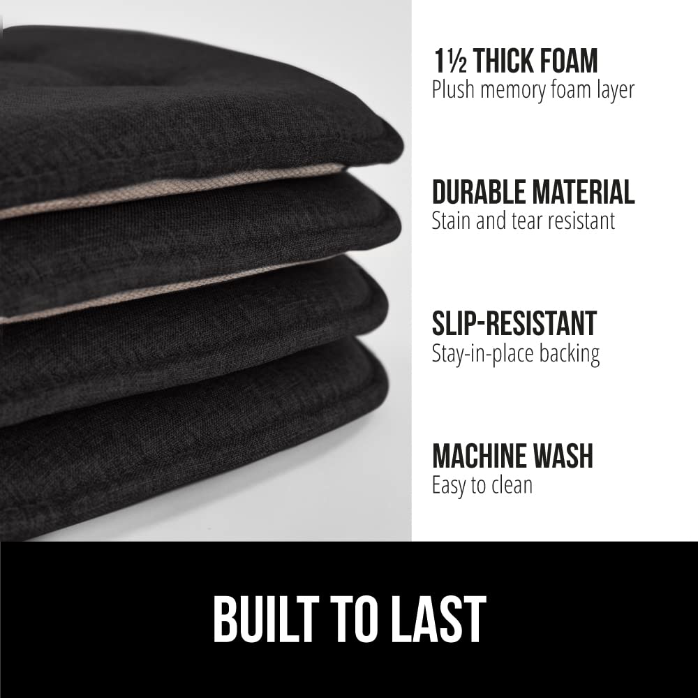 Base antideslizante Gorilla Grip mantiene la almohadilla en su lugar sobre cualquier silla.