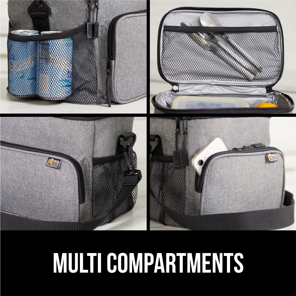 Gorilla Grip capacidad 8L para 12 latas o comidas.
