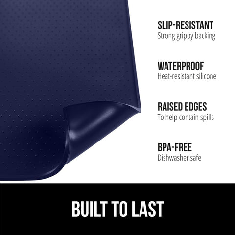 Gorilla Grip bordes elevados evitan derrames en la encimera