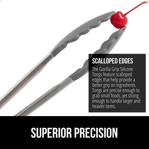 GORILLA GRIP cabeza silicona no rayar protege sartenes antiadherentes.