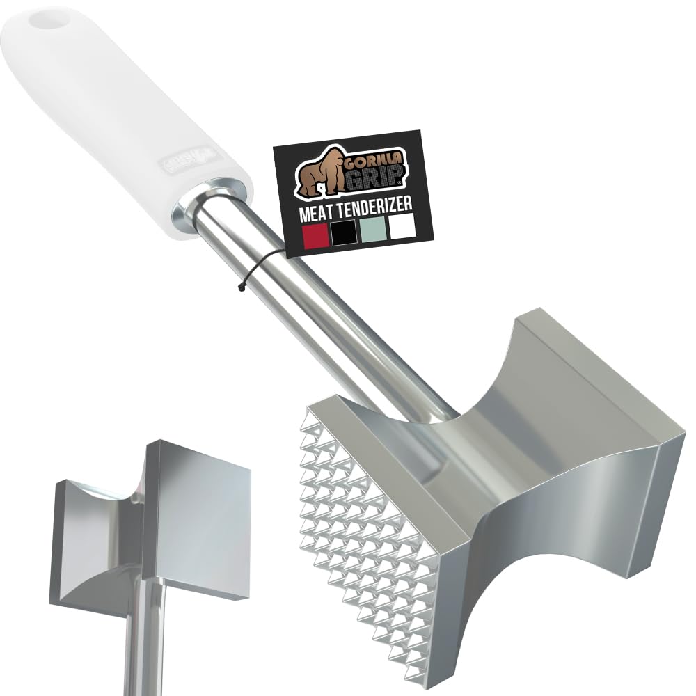 GORILLA GRIP: cabezal doble de aluminio para ablandar cortes gruesos.