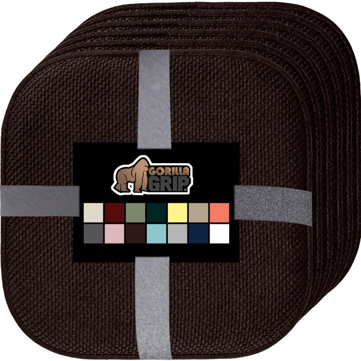 Cojines Gorilla Grip con espuma memoria 16x16 para silla, mayor confort.