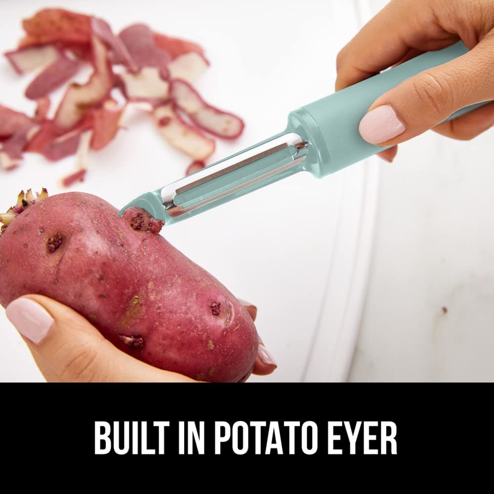Despuntador de patatas incorporado para quitar imperfecciones