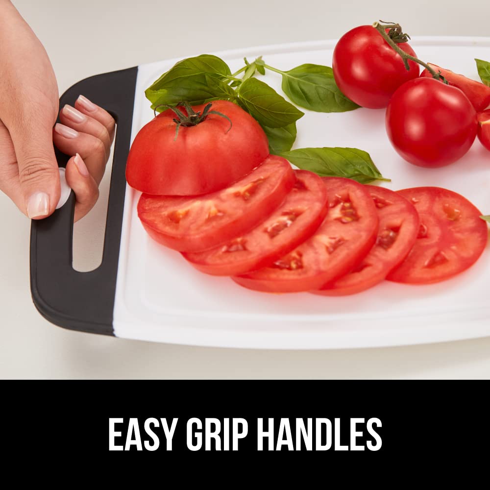 GORILLA GRIP diseño ergonómico y antideslizante, manejo cómodo al cortar.