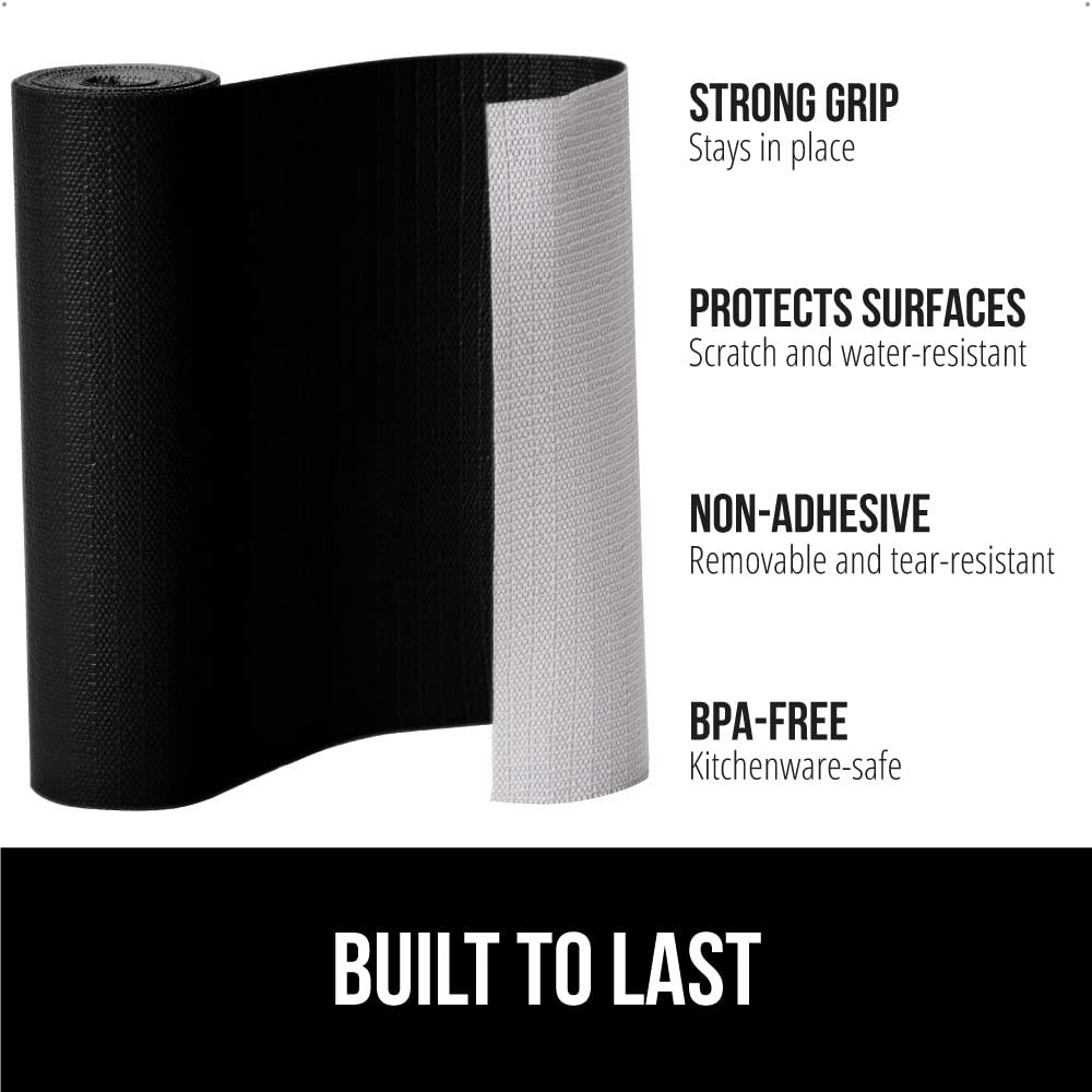 GORILLA GRIP DripGuard protección contra derrames en superficies de cocina.