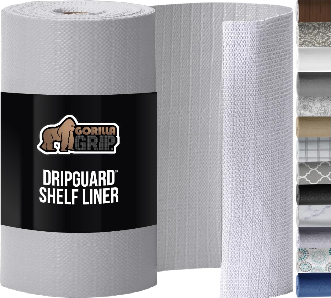GORILLA GRIP DripGuard protege estantes contra derrames y manchas