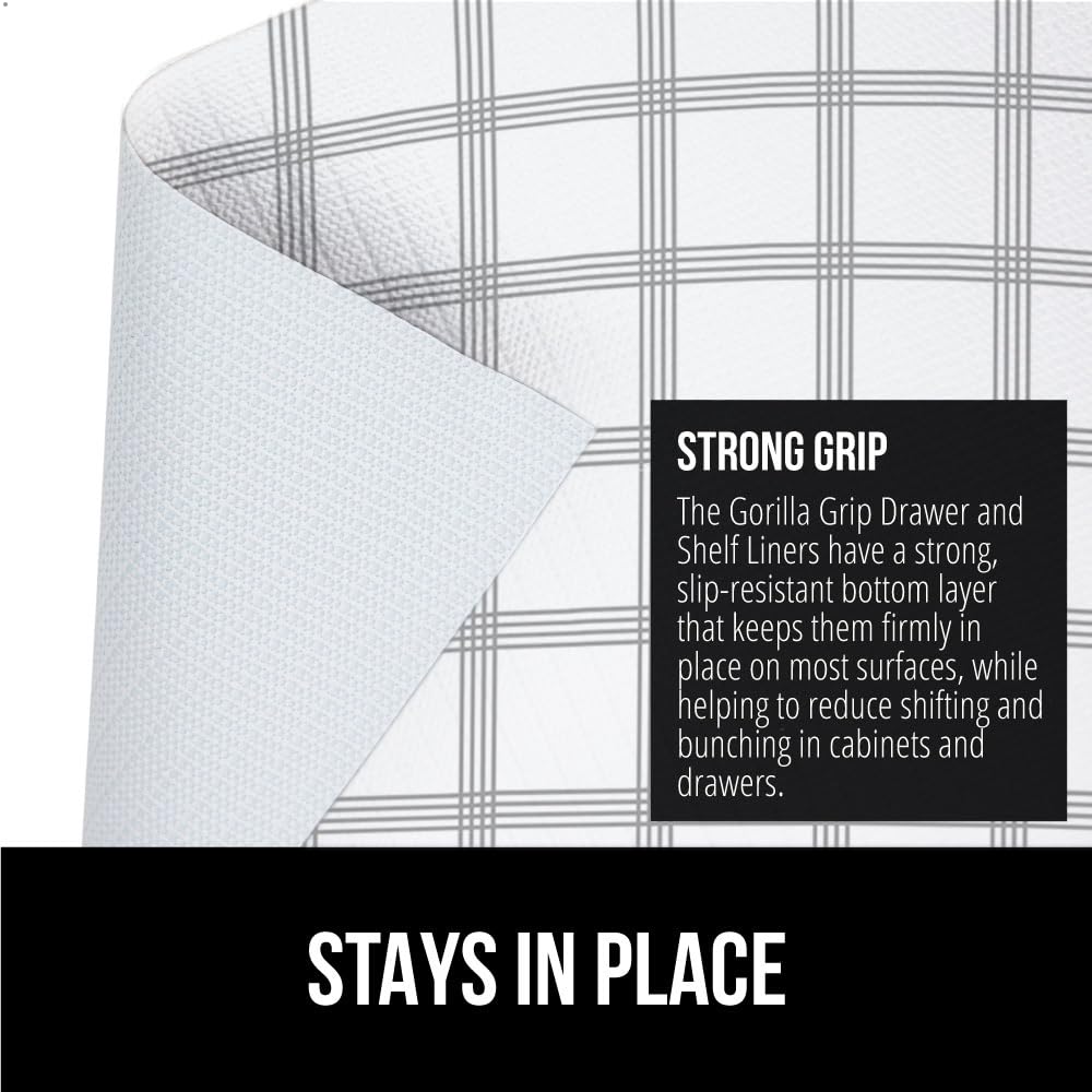 GORILLA GRIP DripGuard protector baño-estante mantiene superficies secas