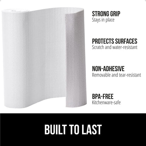 GORILLA GRIP DripGuard liner resistente a derrames facilita la limpieza diaria.