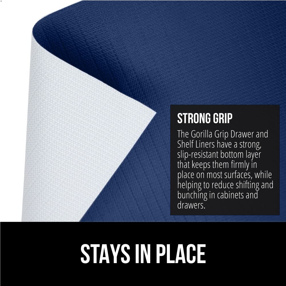 GORILLA GRIP DripGuard recubrimiento sin adhesivo para superficies fáciles de limpiar.