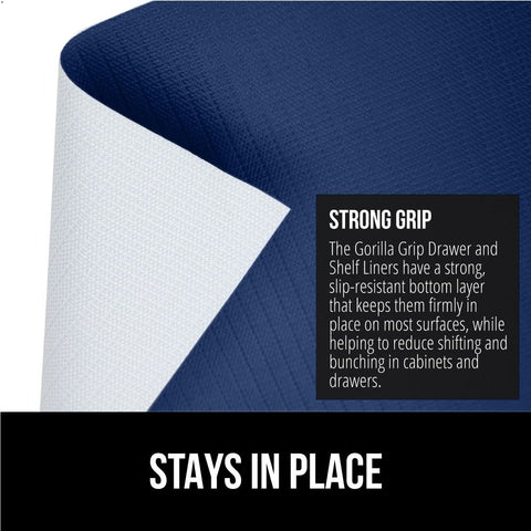 GORILLA GRIP DripGuard recubrimiento sin adhesivo para superficies fáciles de limpiar.