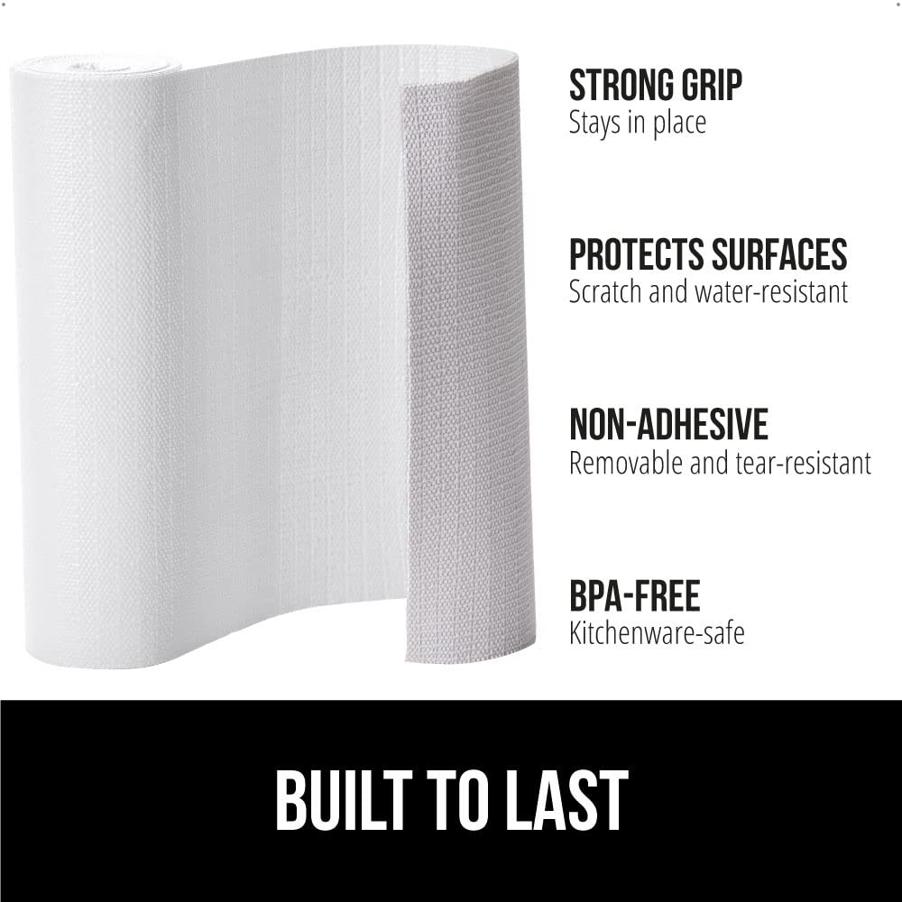 Gorilla Grip DripGuard: superficie interior texturada para evitar deslizamientos.