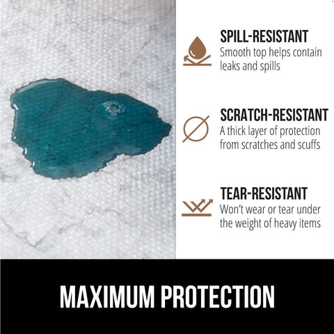 GORILLA GRIP DripGuard, superficie lisa para baños y limpieza fácil