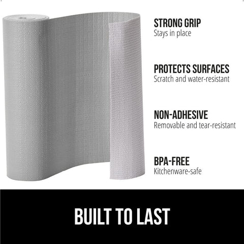 GORILLA GRIP DripGuard: textura doble antideslizante para estantes y cajones