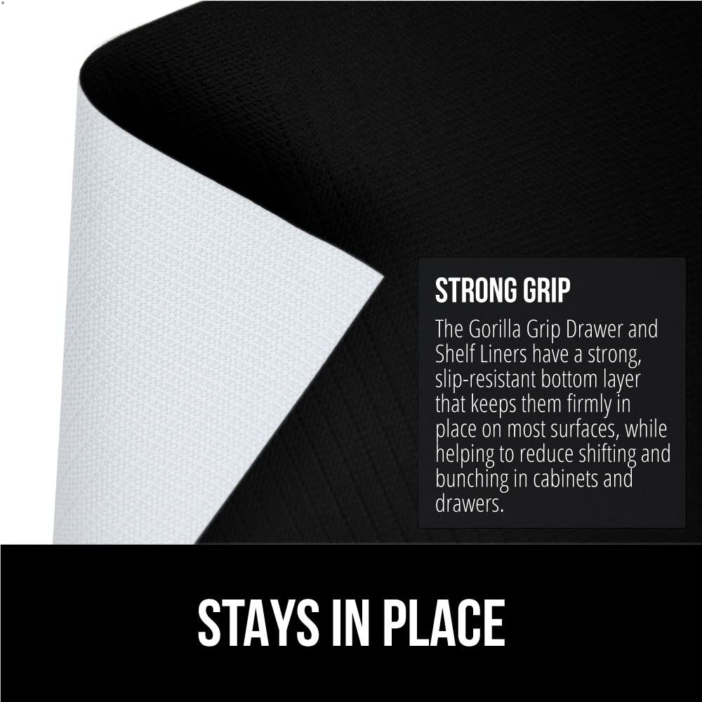 GORILLA GRIP DripGuard vinilo libre de BPA, resistente y duradero.