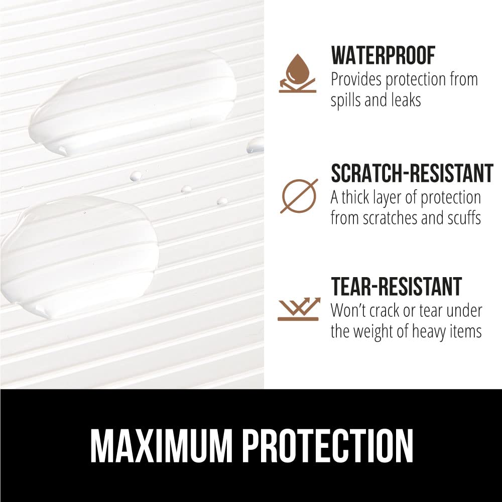 GORILLA GRIP DuraGuard forro translúcido en armario, aporta protección antimanchas.