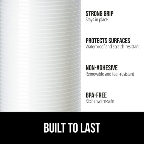 GORILLA GRIP DuraGuard forro no adhesivo en cajón, facilita organización.