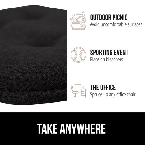 Almohadilla Gorilla Grip para sillas y sillones, con tacto suave y agradable.