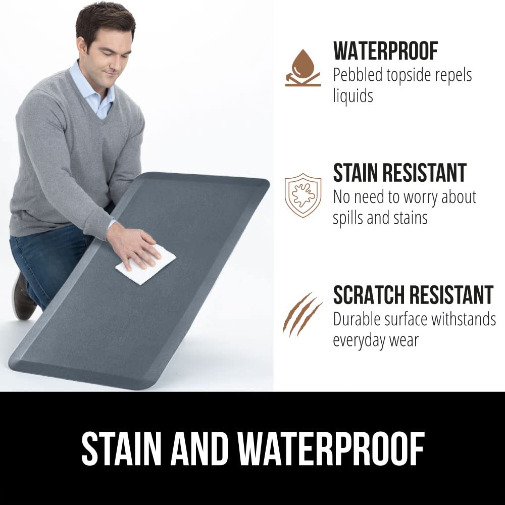 Gorilla Grip espuma de alta densidad 3/4 pulg, soporte ergonómico para pies.