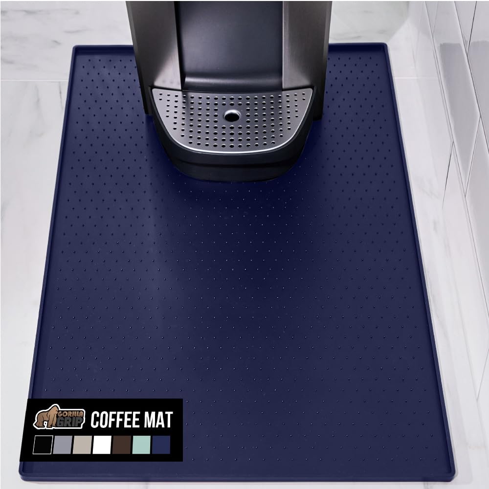 Gorilla Grip estera silicona para café protege encimeras y derrames