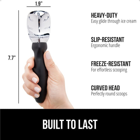 Manija ergonómica Gorilla Grip para un agarre cómodo.